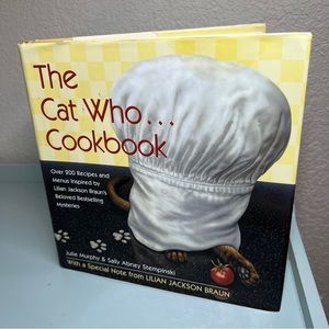 Vtg Hardcover “The Cat Who... Cookbook Meals and Menus Lilian Jackson Braun